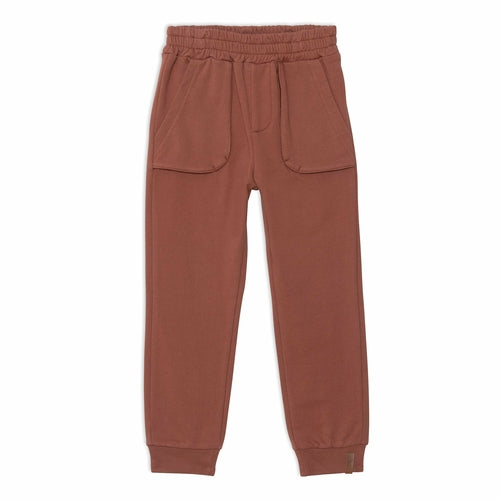 Fleece Sweatpants Mocha Brown
